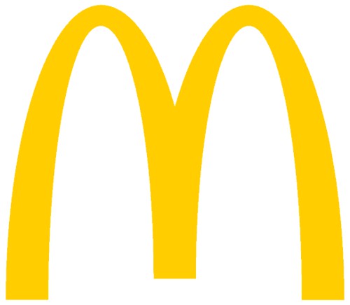 simbolo amarelo dourado mcdonalds logo